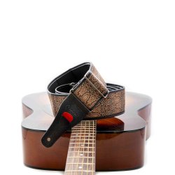 RightOn! Cordoba Brown Guitar Strap